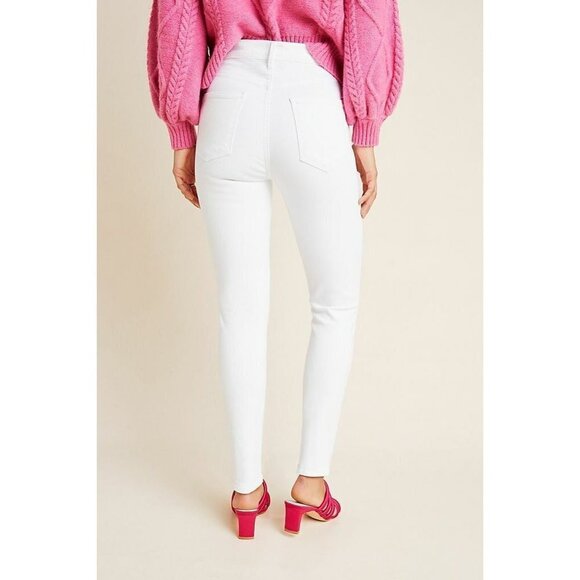 Citizens of Humanity Rocket High-Rise Button-Fly Skinny Jeans - White - Picture 6 of 6